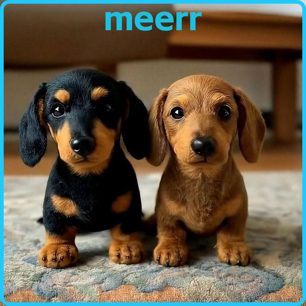 MEERR ของเล่นตุ๊กตาสุนัข, จําลองตุ๊กตาสัตว์ตุ๊กตานุ่ม, การออกแบบที่สมจริงน่ารักของขวัญ Mimic Plush สําหรับเกมอารมณ์