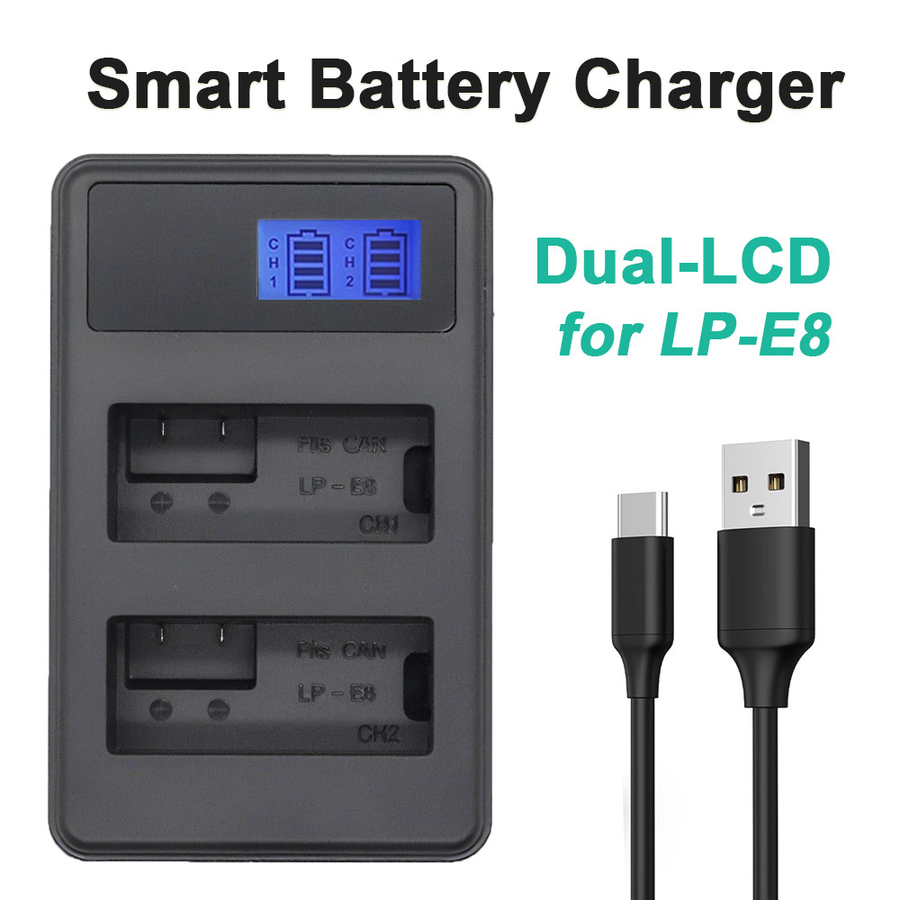 LP-E8 LPE8  Charger  compatible canon E0s700D 650D 600D 550D X7i