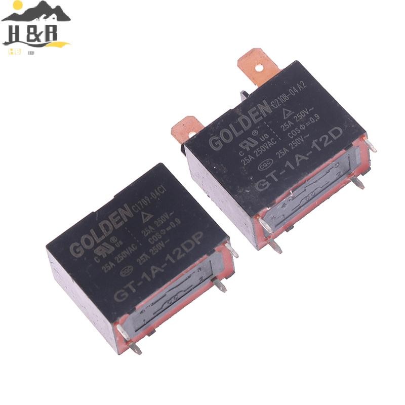 H&B Nov 1Pce GT-1A-12D/GT-1A-12DP Gordon เครื่องปรับอากาศเครื่องทําน้ําอุ่นรีเลย์ 25A 4 ฟุต 12V เครื