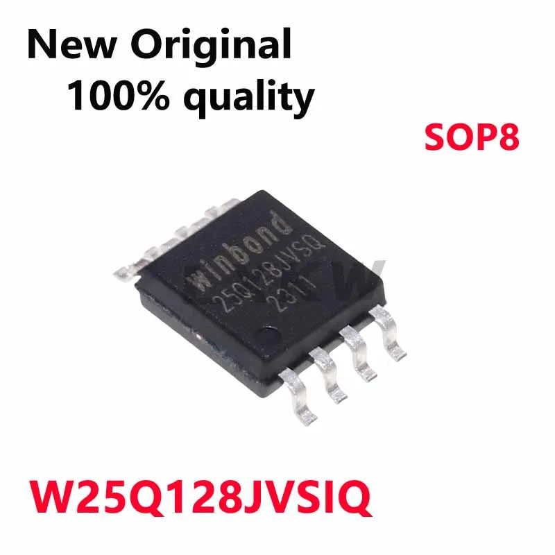 5-10/PCS ใหม่ Original W25Q128JVSIQ 25Q128JVSIQ 25Q128JVSSQ W25Q128JVSQ SOP8 แฟลชหน่วยความจําชิปในสต