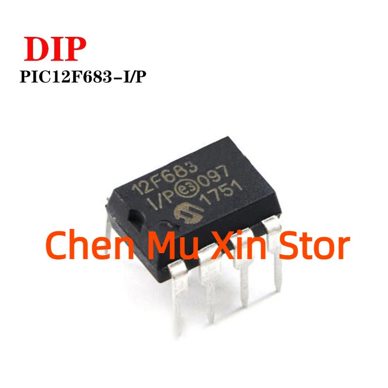 10-50 ชิ้น/ล็อต PIC12F683-I/P DIP8 PIC12F683 12F683-I/P 12F683 DIP-8 การจัดส่งอย่างรวดเร็วจุดสินค้าค