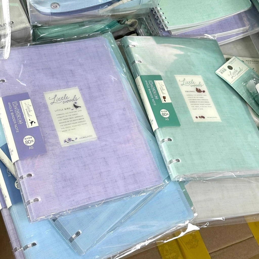 2024 ใหม ่ Kokuyo Littlewoods Series 4 หลุมหลวมโน ้ ตบุ ๊ ค Campus Binder - รูปที่ 5