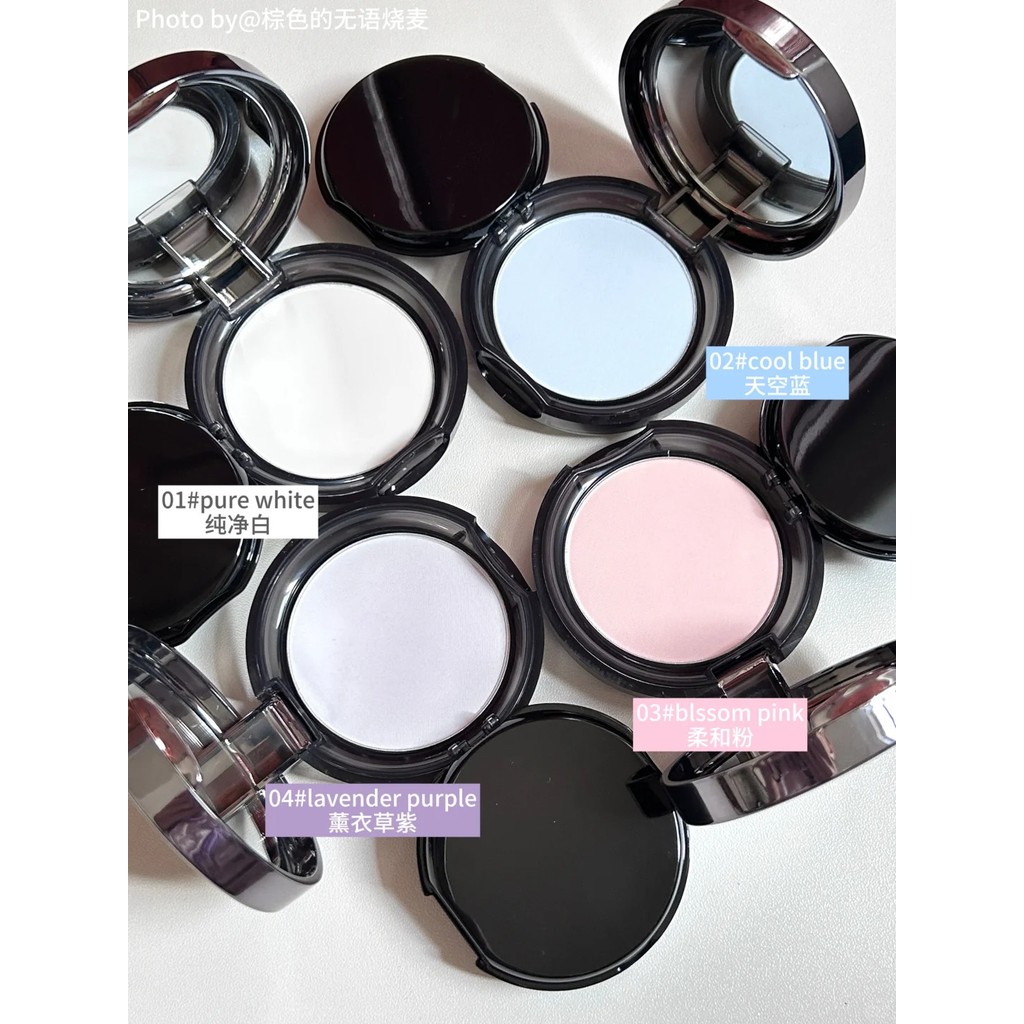 25 รูปแบบใหม่!Bbia Silver Pressed Powder Soft Focus Matte Fixing Oil Control Loose Powder คอนซีลเลอร