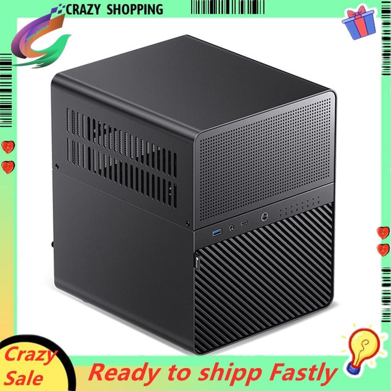 N3 NAS Mini ITX Case 8 รองรับฮาร์ดดิสก์, แชสซีอลูมิเนียม, คูลเลอร์ CPU 130 มม., กราฟิกการ์ด 250 มม.,