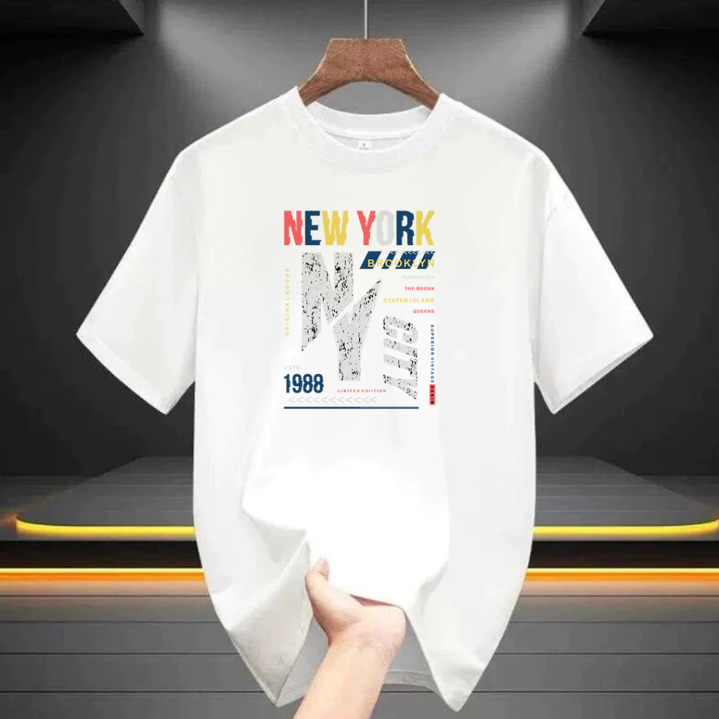 TT HOME01 เสื้อยืดเเฟชั่นใหม่ พิมพ์ลายสไตล์เกาหลี ผ้ายืดหยุ่นและสบายสุดๆ ใส่ได้ทุกฤดูกาล ส่งไว สินค้