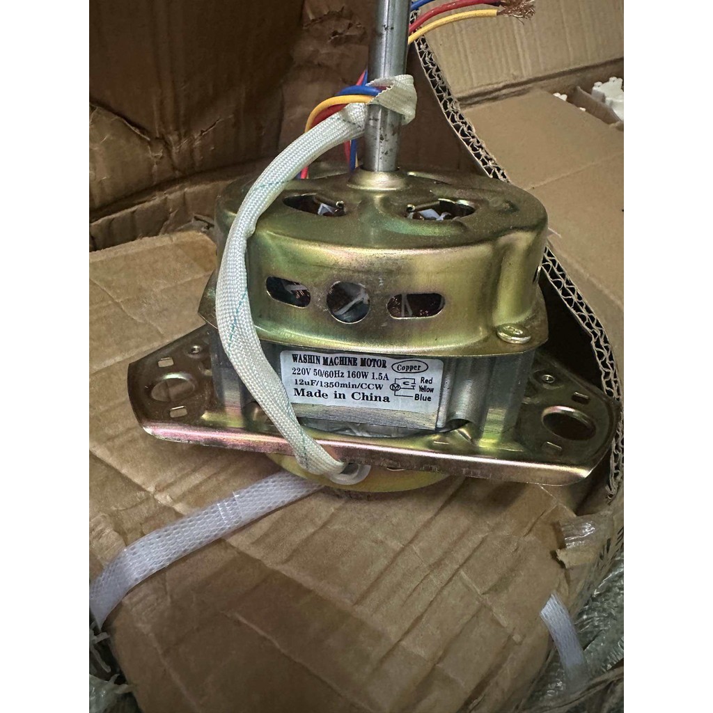 มอเตอร์ปั่นแห้ง แอลจี Haier เครื่องซักผ้า รุ่น 2 ถัง 3 หู แกน10 มิล 70วัตต์ ไฮเออร์ ชาร์ป อะไหล่เครื่องซักผ้ารุ่นทั่วไป - รูปที่ 6