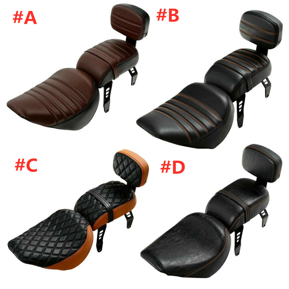 Gพนักพิงที่นั่งสําหรับลูกเสืออินเดีย Bobber Sixty Twenty ABS 2018-2023 Driver Passenger สีน้ําตาลสีด