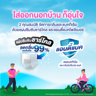 ขายยกลัง! Lifree ไลฟ์รี่ กางเกงซึมซับสบาย ขนาด L 16 ชิ้น (1x3 ห่อ)