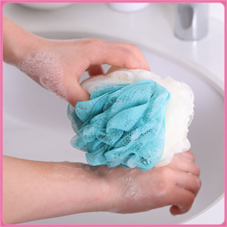 ใยขัดตัว ฟองน้ำถูตัว 25กรัม ลายลูกไม้ หนานุ่ม ใยฟอกตัว ใยตีฟ…