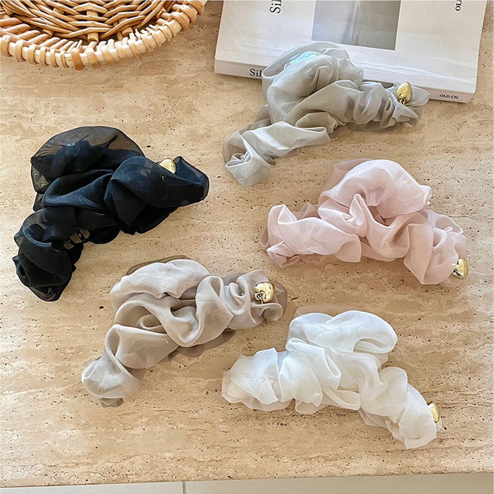 Claw Clip ทูลล์สำหรับผมบัน แบบเรื่องรัด เหมาะสำหรับฤดูร้อน ขนาดเล็ก สวยงาม สำหรับผู้หญิง ขายเป็นเซต 1/2/4 ชิ้น - รูปที่ 7