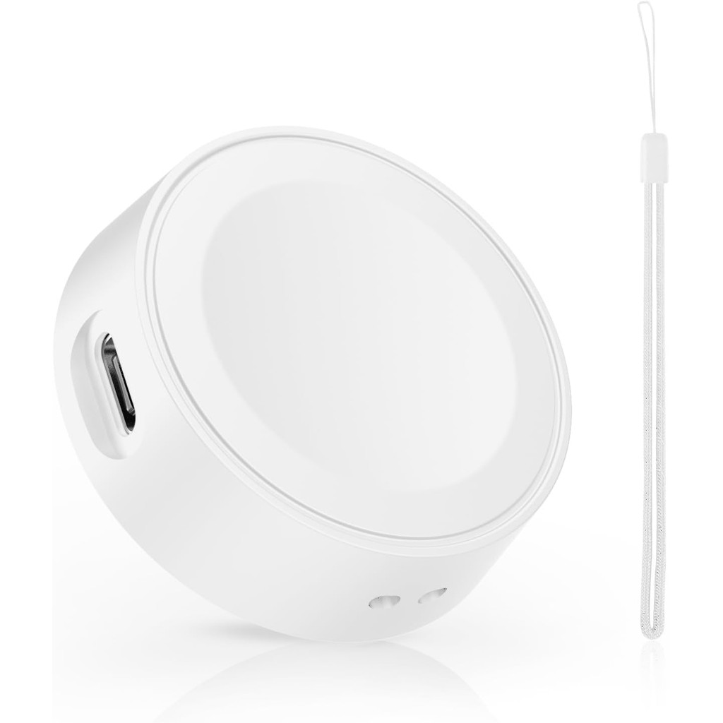 MoKo 5V/1A แท่นชาร์จอย่างรวดเร็วพร้อมพอร์ต USB-C และเชือกเส้นเล็กป้องกันการสูญหายสําหรับ Apple Watch,อะแดปเตอร์ชาร์จแม่เหล็กสําหรับ iWatch Series 1-10