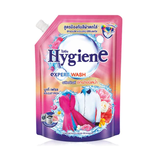Hygiene Expert Wash Liquid Detergent Anti-Color Transfer Bouquet Fresh 1300ml ผลิตภัณฑ์ซักผ้าสูตรป้องกันสีผ้าตกใส่.