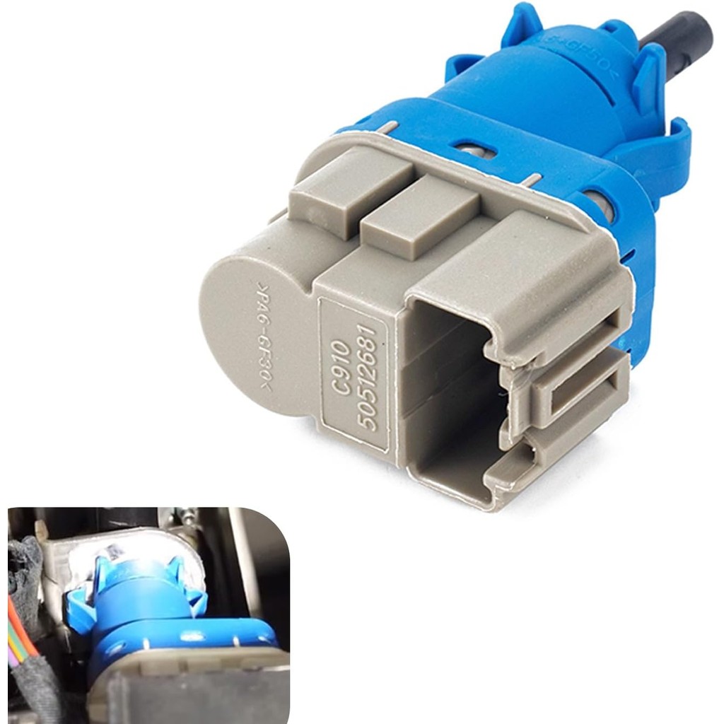 Eratus 1 PC Car Four-pin สวิตช์ไฟเบรคพลาสติก, OEM #1S10920 7T4Z13480AA 8T4T96854M 8T4Z13480A อุปกรณ์