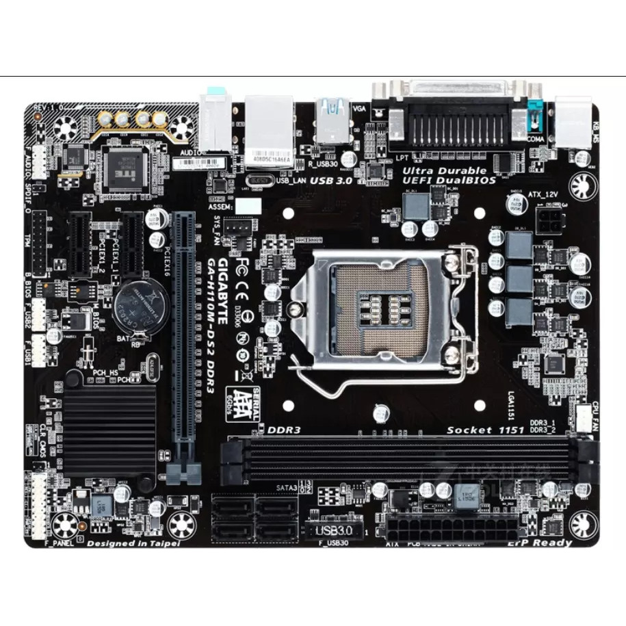 Gigabyte/Gigabyte H110M-DS2 DDR4 LGA1151 เมนบอร์ดเกมเดสก์ท็อป