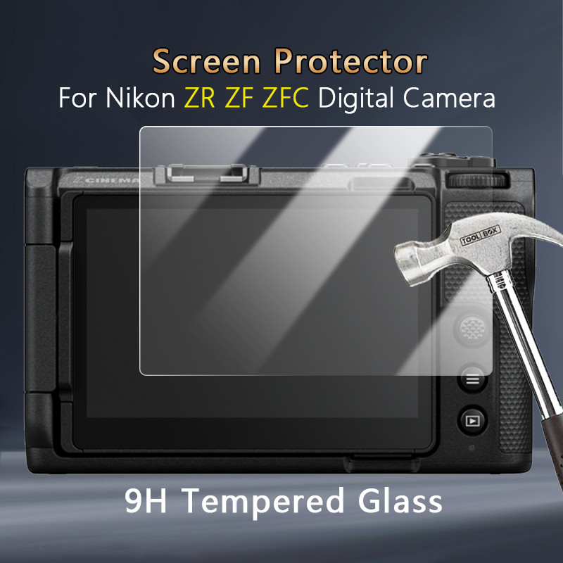 สําหรับ Nikon ZR ZF ZFC Z Cinema กล้องดิจิตอล HD Clear Slim 2.5D Anti-Scratch 9H Tough กระจกนิรภัยป้