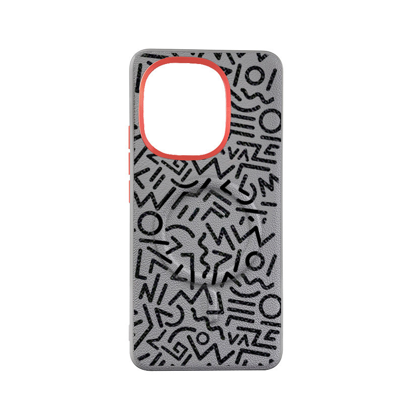 เหมาะสําหรับ OnePlus 13T เคสโทรศัพท์หนังธรรมดาทาสี 1Plus 13 T สไตล์จีน Graffiti หนัง 1 + 13T เลนส์สี