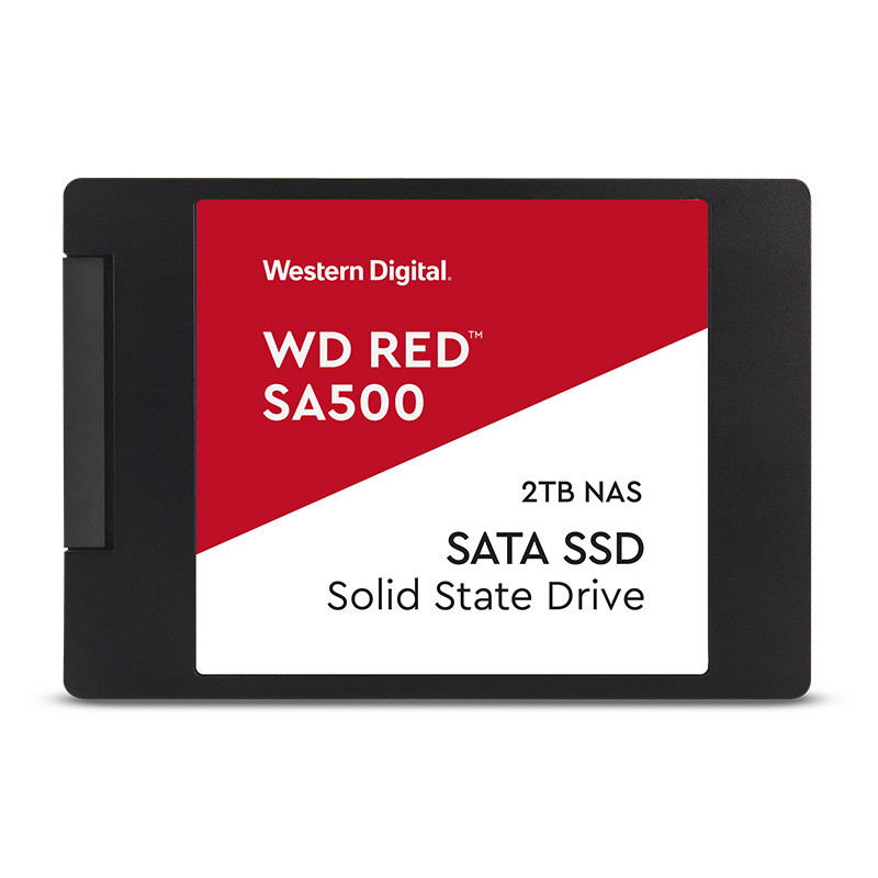 สินค้าใหม่ WD/Western Data SSD Red SA500 Series 2T/4T SATANAS Red Disk ไดรฟ์ Solid State 2TB