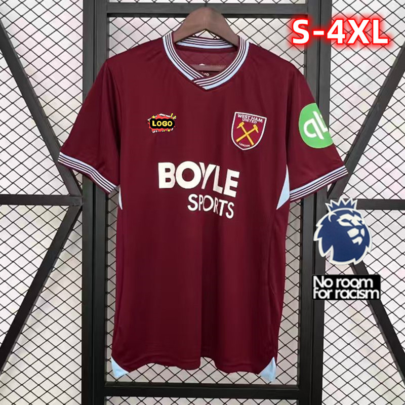 เสื้อสโมสรฟุตบอล Western Ham Union ฤดูกาล 25/26 สำหรับผู้ชาย แบบเหย้าและเยือน