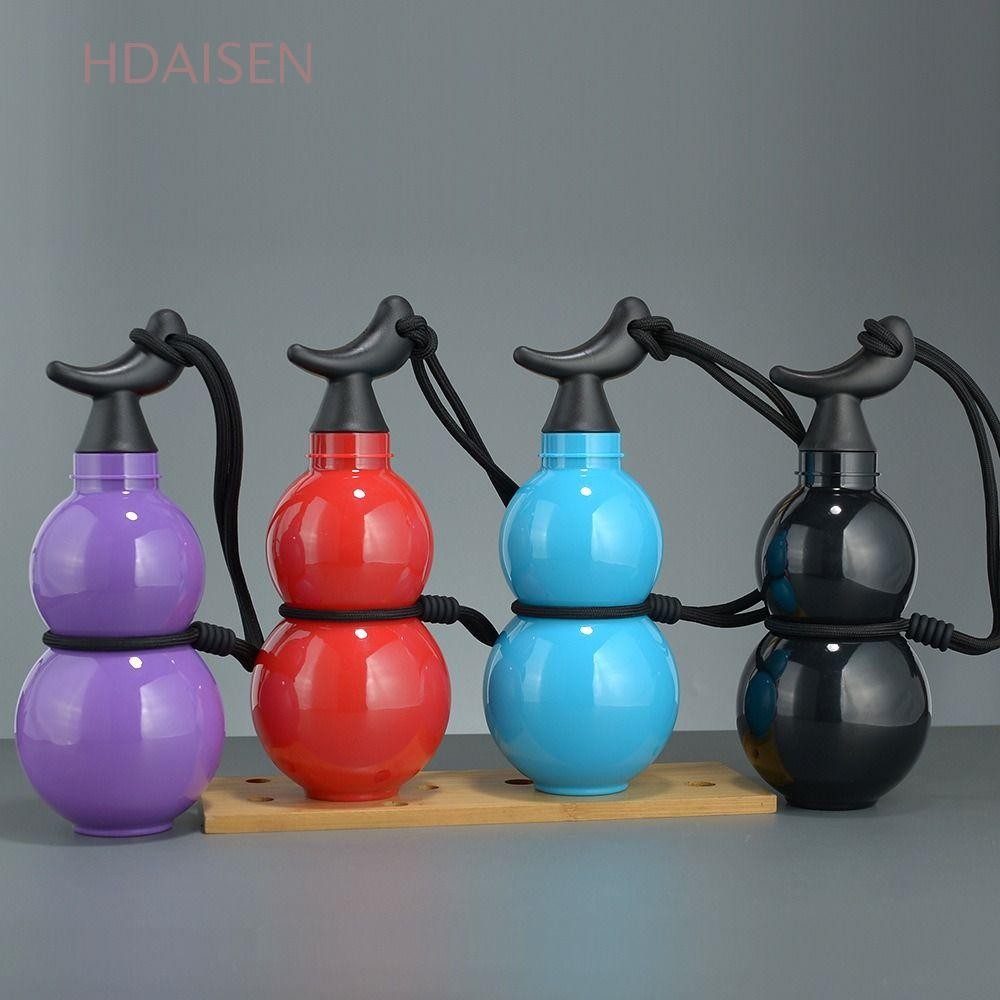 HDAISEN ขวดน้ํากลางแจ้ง,รูปทรงน้ําเต้าถ้วยน้ําพ่อสไตล์จีน,ปั๊มร้อนที่สวยงาม Wu Kong ความจุขนาดใหญ่ขวดเครื่องดื่มมะระยิม