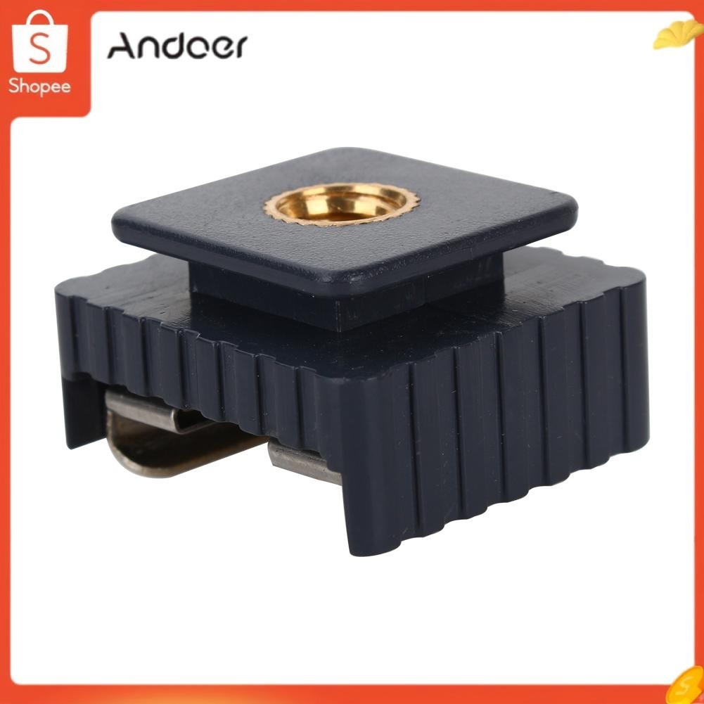 1/4 Thread Hot Shoe Adapter Mount Converter Rig สําหรับ Camera Flash Holder Light Stand