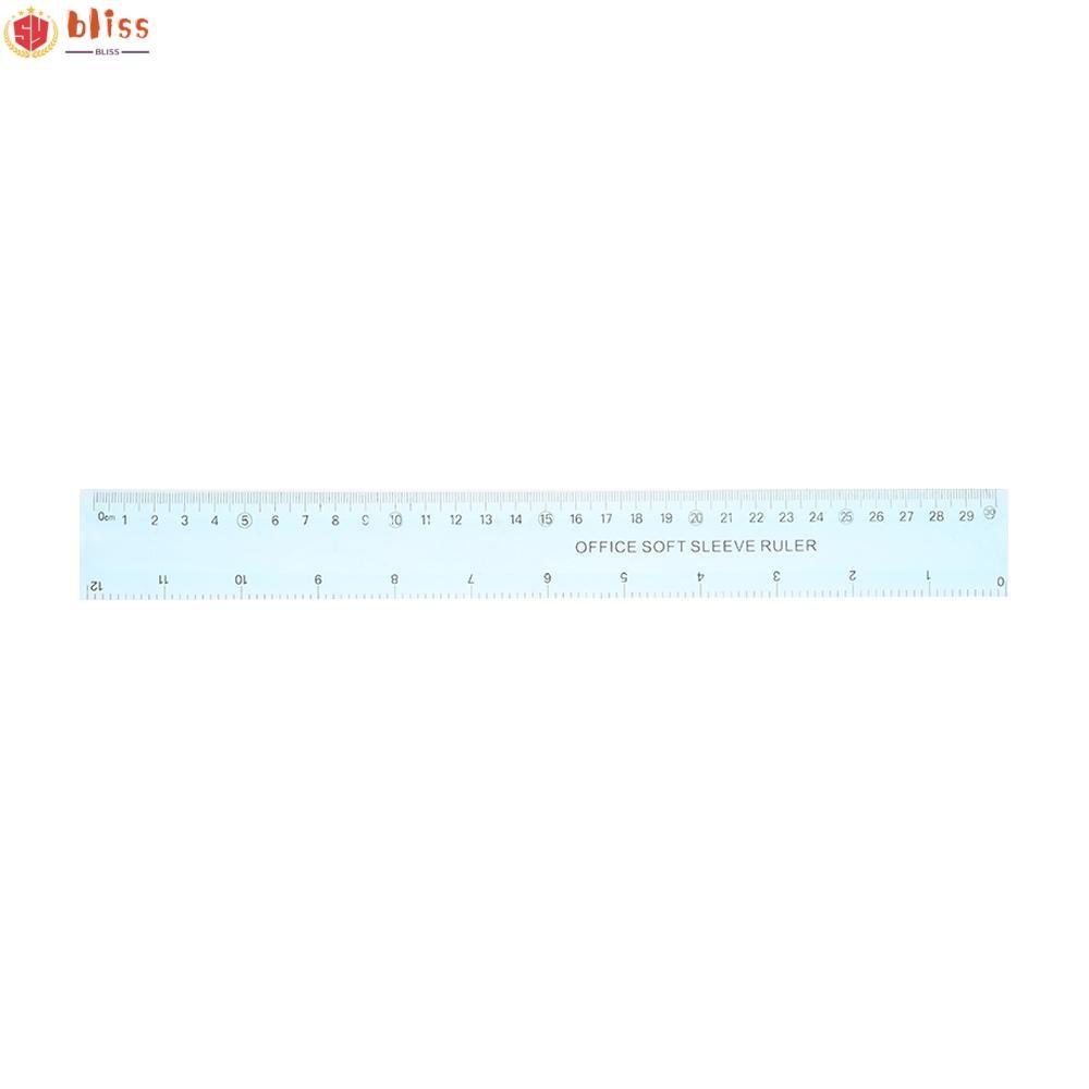 BLLISS ไม้บรรทัดขนาดหดเซรามิก, พลาสติก 32*3.7 ซม.ไม้บรรทัดวัดเซรามิก, ไม้บรรทัดมาตรฐาน 37*5.5 ซม. Sk