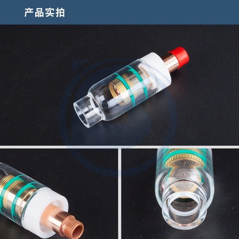 อุปกรณ์เชื่อมอาร์กอนอาร์ค ซีเนียร์/หน้า-17/18/26 ปะเก็นเทฟลอนขนาดกลางรวมกันหัวฉีดพอร์ซเลนโปร่งใสพร้อมขั้วต่อตะแกรง - รูปที่ 6