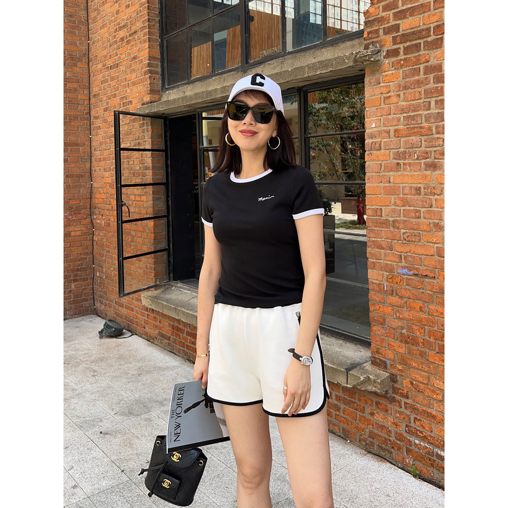 MARIUS Sunshine Mojito ขาข่อย casual ทำจากผ้าคอตตอนทีนเซลจากออสเตรเลีย สไตล์ดูลดนัยสำหรับฤดูร้อน