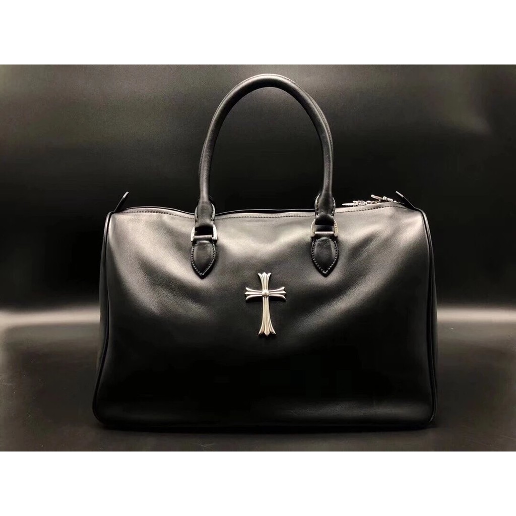 ️ Chrome heart • s Chrome heart Cross Style Plain Weave Cowhide Travel Bag