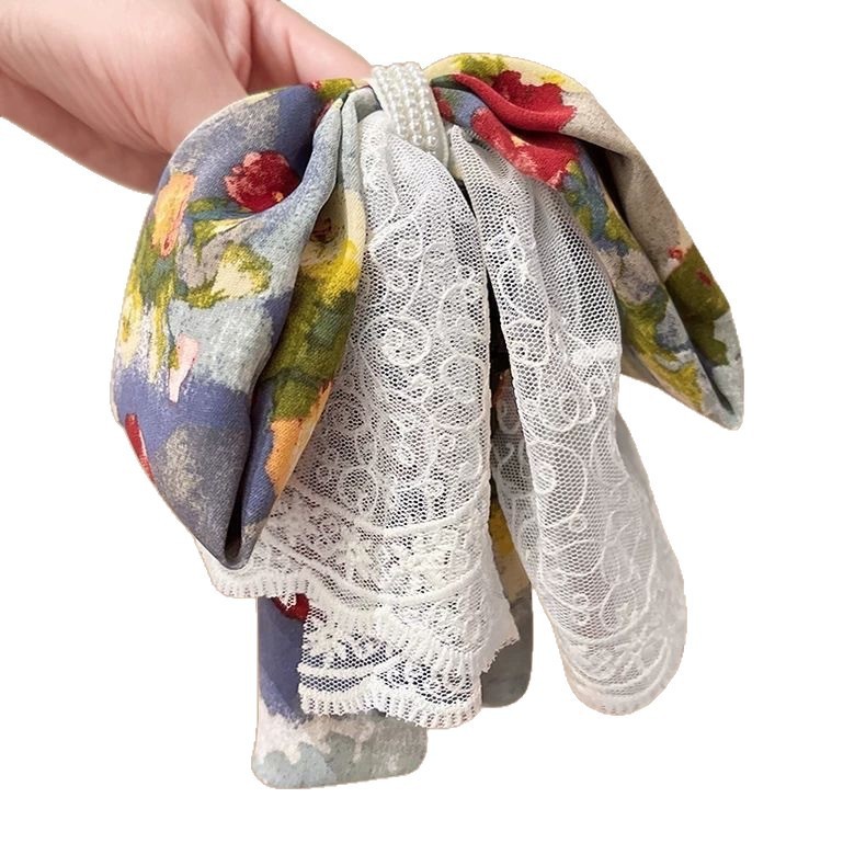 ภาพวาดสีน้ำมันสไตล์ลูกไม้ แสดงหางม้าของผู้หญิง - รูปที่ 3