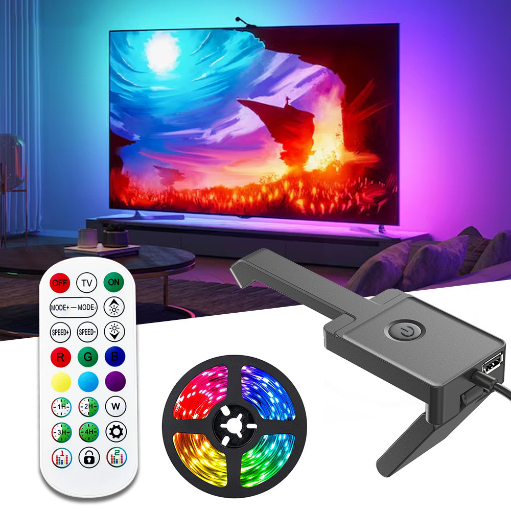 TV TV Color Remover LED หน้าจอเดียวกัน Phantom Color Atmosphere Light Lamp with Color Remover APP Sc