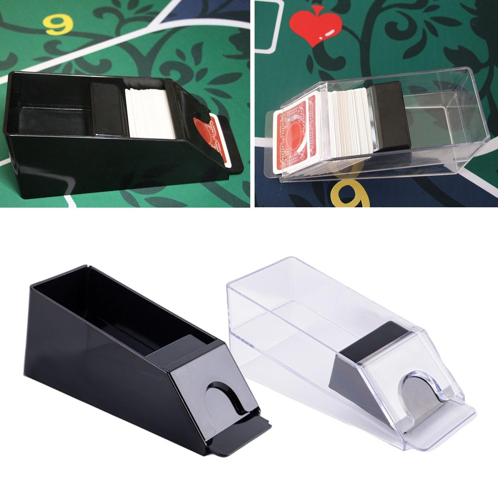 [svzfjuv] 4/6 Deck Shoe Playing Cards Trading Shoe for Poker And Casino Card Games