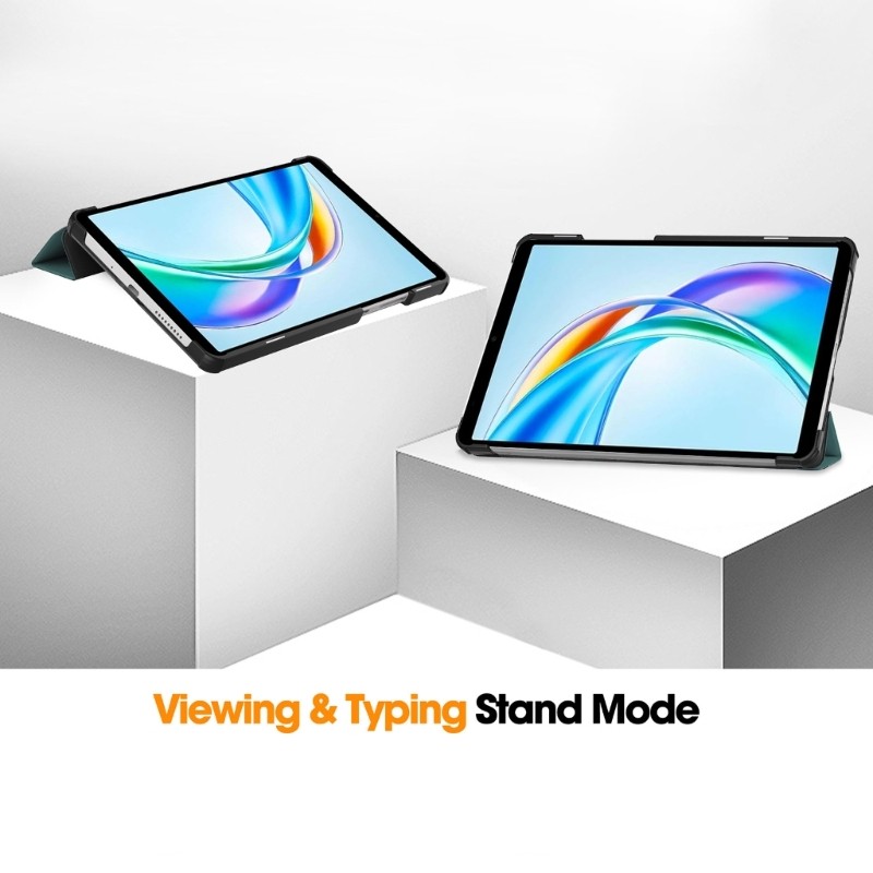 Zzz แม่เหล็กกรณีแท็บเล็ต 3 พับขาตั้ง Feature Design Full Edges ป้องกันสําหรับ Pad X7 กันกระแทก