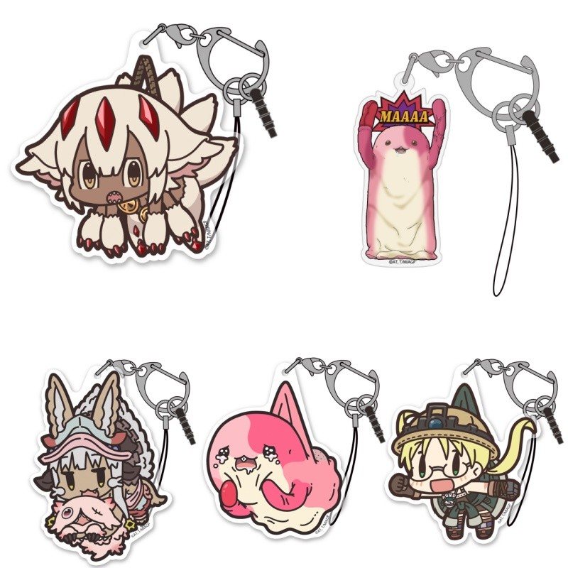 Hot Adventure อะนิเมะ Made in Abyss 6 ซม. พวงกุญแจอะคริลิค สะสมอุปกรณ์เสริม จี้การ์ตูน ของขวัญเทศกาล