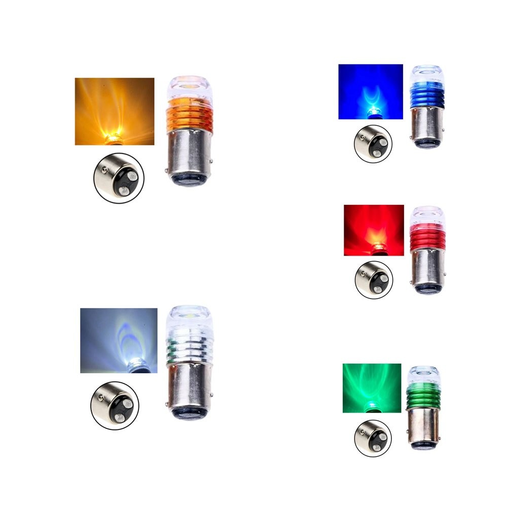 ไฟเบรค LED กระพริบเร็ว สีแดง 12V 6W สำหรับรถยนต์และมอเตอร์ไซค์ ไฟท้ายเบรคกระพริบ (xx093)