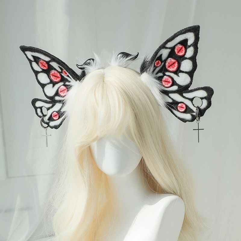 หูสัตว์ tema Halloween ปีศาจ Cthulhu พร้อมของประกอบฉาก สำหรับคอสเพลย์และแฟนตาซี