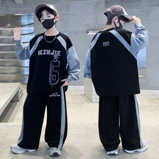 ชุดลำลองเด็กชาย ฤดูหนาว สีสันสดใส พร้อมเสื้อกันหนาวและกางเกง…