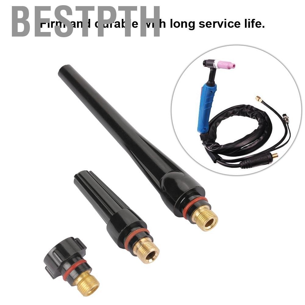 Bestpth Bestpth Jiaocha 15 ชิ้น 57Y02 (ยาว) 57Y03 (กลาง) 57Y04 ฝาหลังสำหรับไฟฉายเชื่อม TIg WP-17/18/