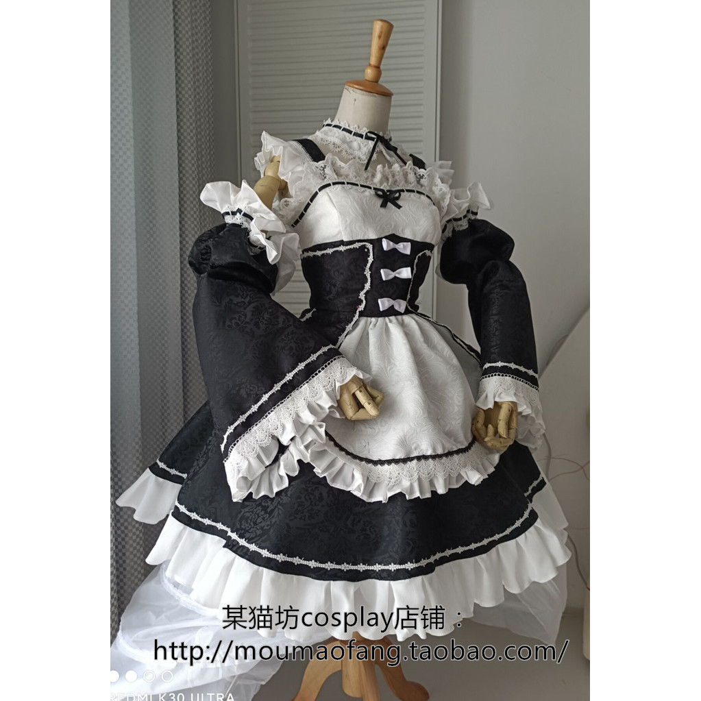 ชุดคอสเพลย์ Rem ใน tema แม่บ้าน จาก anime Zero Sister