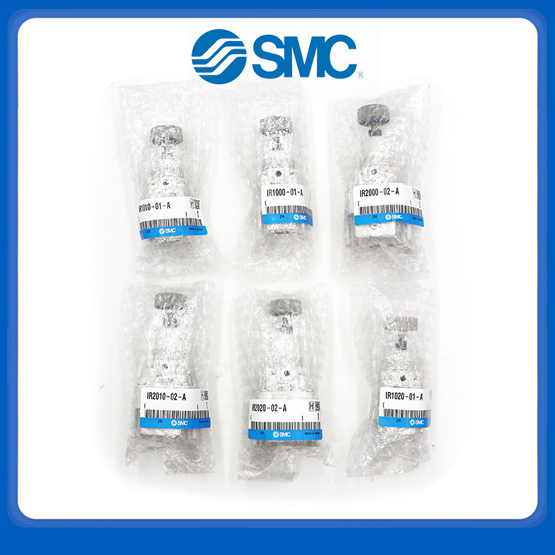 SMC ของแท้ IR Precision ความดันวาล์วหมุนเวียน IR2000-02/IR1010-01/IR2020/IR1020-02BG-A