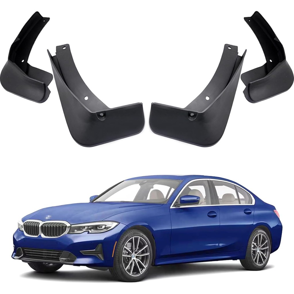 บังโคลนรถ Fender Mud Flaps Splash Guards ใช้งานร่วมกับ BMW 3-Series 330i / 330i xDrive / M340i / M34