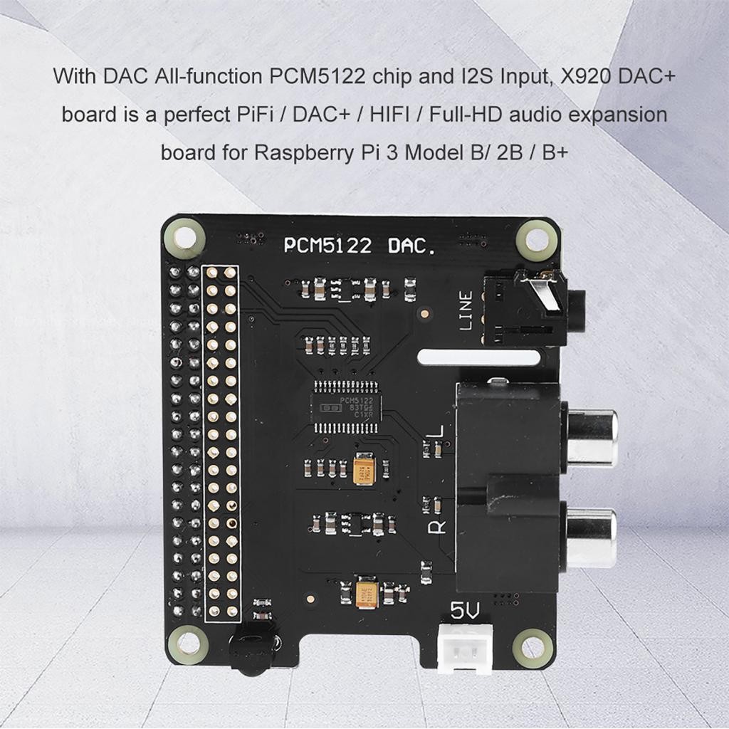 Cancanshop Pi บอร์ดขยาย + HD Audio PCM5122 24 บิต สําหรับ 3 รุ่น B / 2B /B+/A+/ Zero W