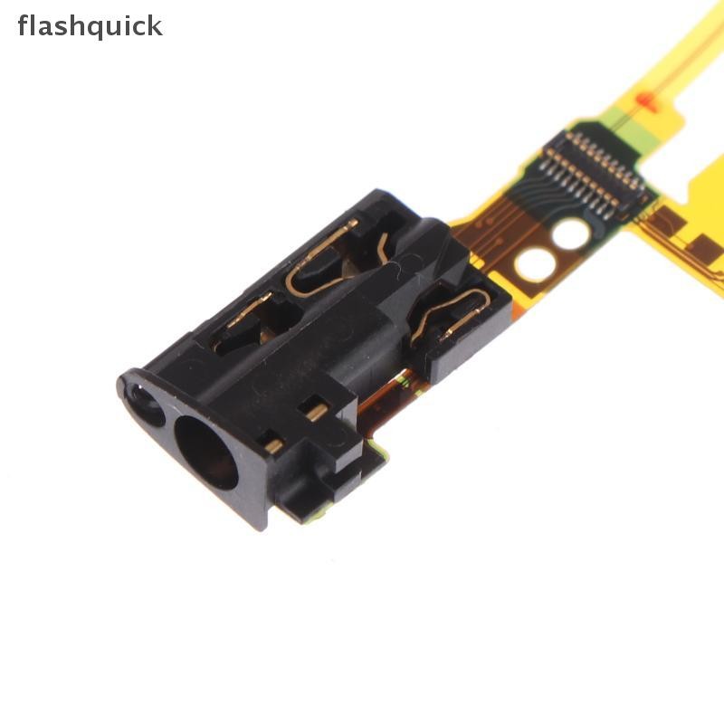 Flashquick สําหรับ IPod Nano 5 5th Gen สีดําสีขาวหูฟังแจ็คถือสวิทช์ไมโครโฟนโมดูล Flex Cable Repair P