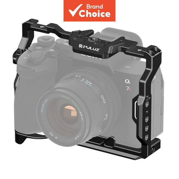 สําหรับ PULUZ โลหะกล้อง Stabilizer Rig สําหรับ Sony A7 Iv Ilce-7M4 A7M4 A7M3 A7R Iii A7R5 (สีดํา