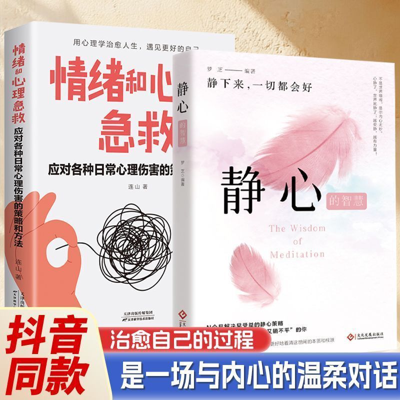 静心 战胜焦虑 做自己的& 心理生摆脱压力的心理策略正版书籍Emotional Psychology, Anxiety Psychology, Meditation, Genuine Books, E