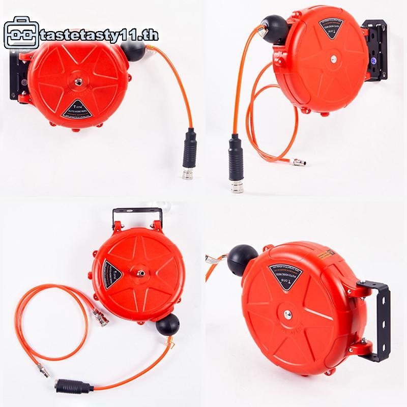 TA คอมเพรสเซอร์ท่อ Reel Retractable 10 M อัตโนมัติย้อนกลับ Toolmercial Reel หมุน Braet Qui Coupler Airpressor TH