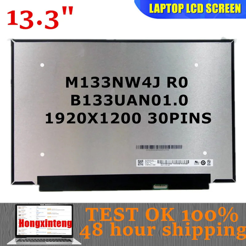 M133NW4J R0 B133UAN01.0 ใหม่ 13.3 "แล็ปท็อปหน้าจอ LCD สําหรับ Lenovo ThinkBook 13s G2 ITL ARE G3 ACN