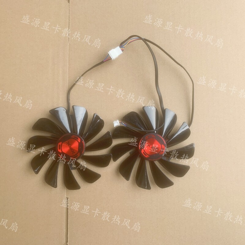 X XFX/XFX RX5600XT RX5500XT 5700 5700xt Black Wolf/Warrior Wolf Version Original Fan