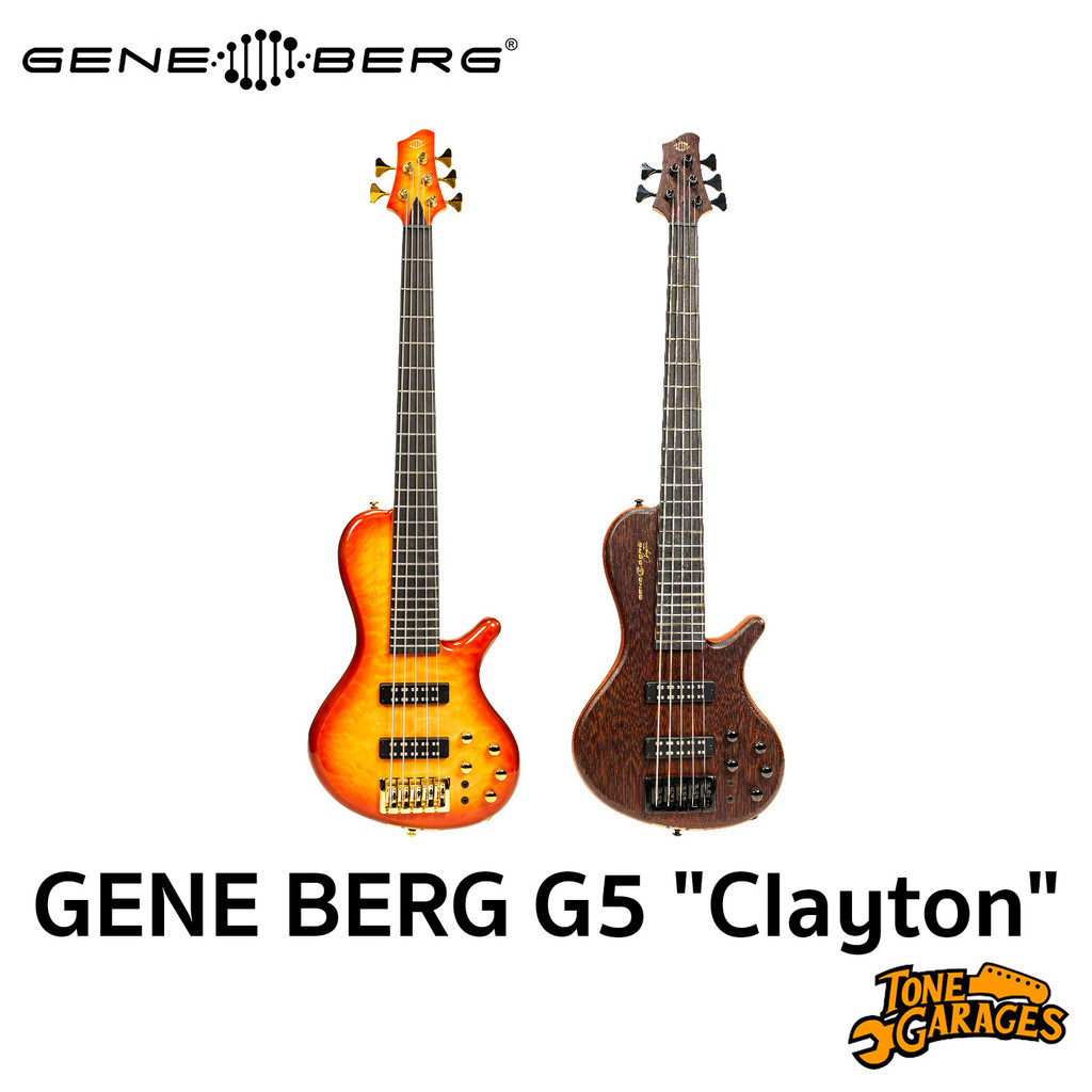 GENE BERG G5 "Clayton" Electric Bass เบสไฟฟ้า ทรง Single-Cut ลายไม้