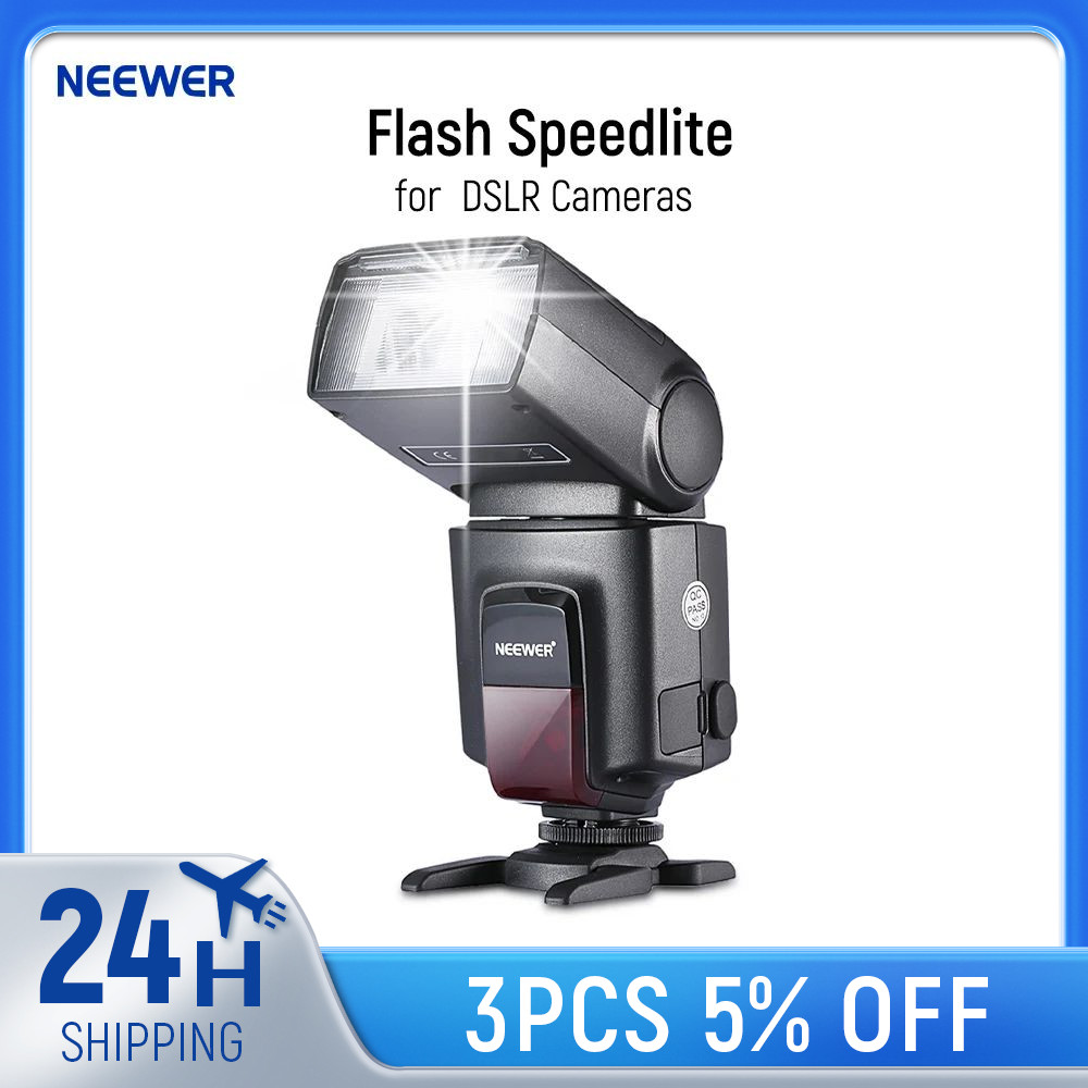 Neewer TT560 Flash Speedlite สําหรับ Canon Sony Nikon Panasonic Olympus Pentax และกล้อง DSLR อื่นๆ, 