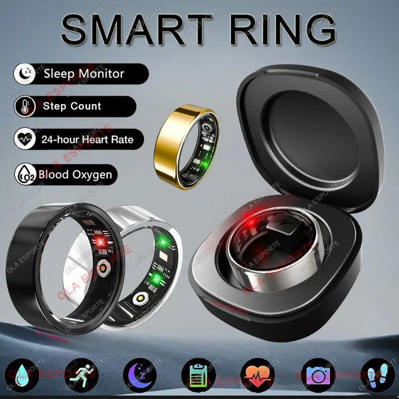 ใหม่ R09 สมาร์ทแหวนผู้ชายผู้หญิง Heart Rate เลือดออกซิเจนผิวอุณหภูมิ COLMI R09 แหวนสําหรับ Android I